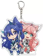 02. Wind 鳴翼 & Maria カデンツァヴナ Eve (SD) Big Acrylic Key Holder 「 SENKIZESSHOU SYMPHOGEAR XD UNLIMITED 」