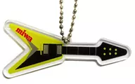 Miwa Guitar Acrílico Key Holder (guitarra eléctrica/forma V) "Miwa Concert Tour 2018-2019" Miwa THE BEST "" Miwa Gacha Award "
