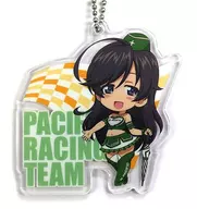 五十鈴華(あんこうチーム) アクリルキーチェーンマスコット2018Ver. 「ガールズ＆パンツァー 最終章×パシフィックレーシングチーム」 