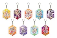 9 Types Set "Shinki PROJECT Graph Art Design Acrylic Key Holder 02"