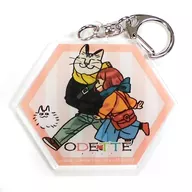 縁レッド 「オデット ODETTE アクリルキーホルダー 01」
