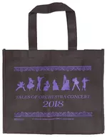Silhouette Pattern Non-woven Tote Bag "Tales of Orchestra Concert 2018" Special Seat Privilege