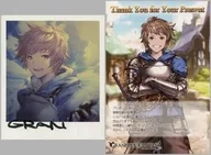 グラン ポラロイド風サイン入りイラストカード＆メッセージ入りポストカード 「GRANBLUE FANTASY-グランブルーファンタジー-」 2018年バレンタイン・ホワイトデーキャンペーン
