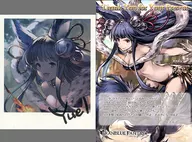 ユエル ポラロイド風サイン入りイラストカード＆メッセージ入りポストカード 「GRANBLUE FANTASY-グランブルーファンタジー-」 2018年バレンタイン・ホワイトデーキャンペーン