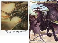 Bahamut Polaroid-style illustrated cards and postcards "GRANBLUE FANTASY - Granblue Fantasy -" campaign for Valentine's Day and White Day 2018