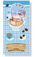 Rem latte art acrylic figure "Re:ZeRo Starting Life in Another World"