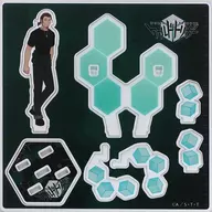 Shinji Fuyushima three dimensional Acrylic Stand "World Trigger Border Ikebukuro P' PARCO IV Branch"