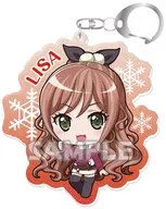 Imai Lisa (Roselia) Kirare and acrílico keychain Vol. 2 "Bang Dream! Girls Band Party!"