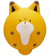 眉間にしわよせキツネ 「タヌキとキツネ ふにっとマスコット」