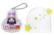 Cool Breeze Aoba (NEW GAME!) Sparkling Acrylic Key Holder 「 Manga Time Kirara Exhibition 」
