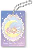 A. Cherry and Kiki Rara (Watercolor moon) acrylic pass case "Cardcaptor Sakura x Little Twin Stars"