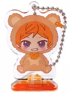 Tenma Sumeragi "A3! (A3) x Marui MANKAI Winter Market Acrylic Stand Key Holder Bear A (bear a (spring / summer)"