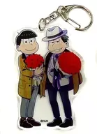 Hitotsumatsu & Jushimatsu "Osomatsu san ×PRONTO Third Pair Acrílico Key Holder Collection"