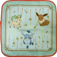 "Ichiban KUJI Pokemon EIEVUI & Crystal Drops" F Prize for Eevee & Leaphia & Gu Lacia Print Hand Towel