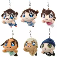 Conjunto de 6 tipos "Detective Conan Peluche Puchi"