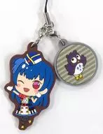 Yoshiko Tsushima & Patapata Peppy "Puchiguru Love Live! × Sanrio Character Cotters Rubber Strap Aqours"
