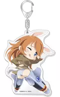 Charlotte E. Yeager ver. Tehepero BIG Acrylic Key Holder 「 five hundred first Integrated Combat Air Wing STRIKE WITCHES ROAD to BERLIN 」