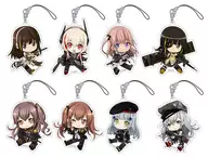 Conjunto de 8 tipos "Girls' Frontline Petanko Trading Acrílico Strap"