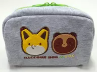 [単品] タヌキとキツネ スウェットポーチ 「タヌキとキツネ ハッピーバッグ2019」