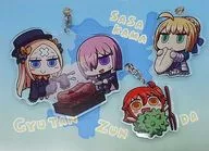 宮城ver. アクリルキーホルダーセット(3個組) 「Fate/Grand Order FGO冬祭り 2018-2019 ～トラベリング大サーカス!～」 宮城会場限定