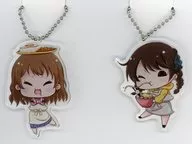 Kanako Takatsuki & Sarara Yashima Acrylic Charm Pair Set A 「 Kanako and Sara to Produce Kitchen 」