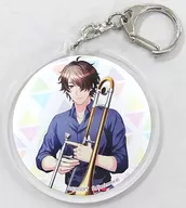 Rakuto Haitani "Character Kure! meets Op8 ♪ Trading Acrylic Key Holder B"
