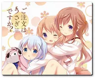 Design 02 (Cocoa, Chino and Mocha) Rubber Mouse Pad "Is the Order a Rabbit??"
