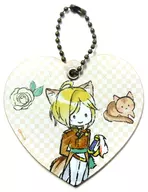 Kitty : "Cat in Military Boots Character Leather Charm 01. Graph Art Design"