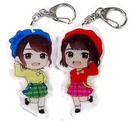 Yuki Takada & Satsumi Matsuda Acrylic Key Holder Set (2-piece Set) "Fresh Takamatsu"