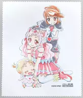 Hagutan & Cure Air & Cure Black microfiber cloth sheet "Blu-ray/DVD movie HUG! Precure Pretty Cure Allstars Memories special edition" Toei Animation original special bonus