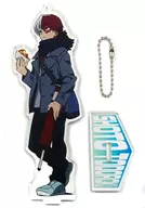 Big Acrylic Key Holder with Shoto Todoroki Stand 「 Sega Collaboration Cafe MY HERO ACADEMIA 」