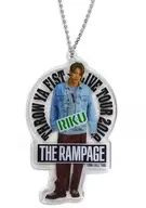 RIKU Photo Key Holder "THE RAMPAGE LIVE TOUR 2019" THROW YA FIST "Venue Limited Capsule Prize