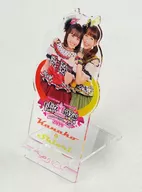 Kanako Momota & Shiori Tamai Acrylic Stand "Nippon Broadcasting System Momoiro Clover Z Momo Kurokuruxoxo ～ Valentine DE NIGHT ～ Z! 2019 『 Omote 』"