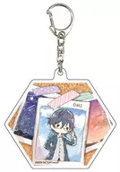 Shin SHINOMIYA, "恋色 Hajime, Sweet Days Acrylic Key Holder 01. Graphic Art Design"