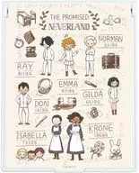 01. Single Piece Design Graph Art Design Deka Character Mirror "The Promised Neverland"