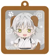 Kuninaga Tsurumaru' Zoku TOUKEN RANBU HANAMARU Zoku to Inu ranmai - Hanamaru -? rubber key ring Collection Square VOL. 2'