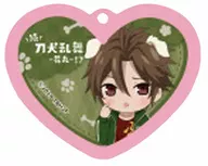 Otegine' Zoku TOUKEN RANBU HANAMARU Zoku to Inu ranmai - Hanamaru -? rubber key ring Collection Heart VOL. 4'