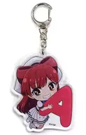 Anna "The Magnificent Kotobuki Kotobuki shop in THE Akihabara Container trading initial acrylic key holder"