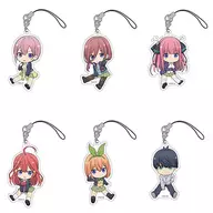 6-Type Set "The Quintessential Quintuplets Petanko Trading Acrylic Strap"