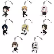 8-Piece Set "Kaguya-sama: Love Is War ~ Genius's Love Battle ~ Petanko Trading Acrylic Strap"