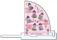 01.鑲嵌設計(女兒節Ver)手繪塗鴉風設計角色書立「笑的小松先生」