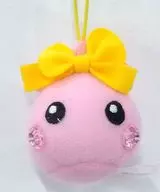クマ耳(ピンク) ちょこんとマスコット 「ほっぺちゃん」