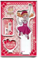 Aisaki Emiru (Miyazaki ver.) Jump! ver. acrílico stand "15 th Anniversary of Precure × MARUI Anniversary Shop in OIOI"