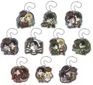 Set of 10 Kinds 「 Pita! Denfome Attack on Titan Season3 Acrylic Key Holder Vol. 2 」