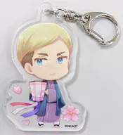 Elvin Smith's original acrílico key holder "Ataque a los Titanes ~ Ohanami Survey Heidan ~"