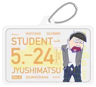 Jushimatsu PIICA (Peka) + Clear Pass Case "Egino Osomatsu san"