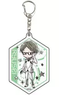 Ryusei Midorigaoka "Super Dimensional Revolutionary Animation Dimension High School Acrylic Key Holder 01. Graph Art Design"