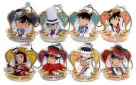 8-Type Set Soft Clear Key Holder "Sega Lucky KUJI 『 CASE CLOSED -Secret Magic Show - 』" J Prize