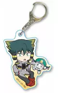 Itsutsuhashi Gin' Shinkansen Henkei Robo Shinkalion Pukushu Trading Acrylic Key Holder'