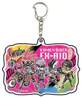 Kamen Rider EX-AID "Heisei Kamen Rider 20 Work Memorial Acrylic Key Holder 02. Graph Art Design"